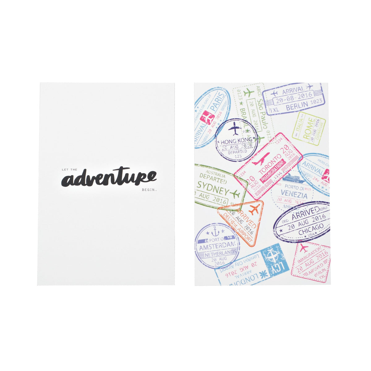 Let The Adventure Begin Mini Quote Card Pack