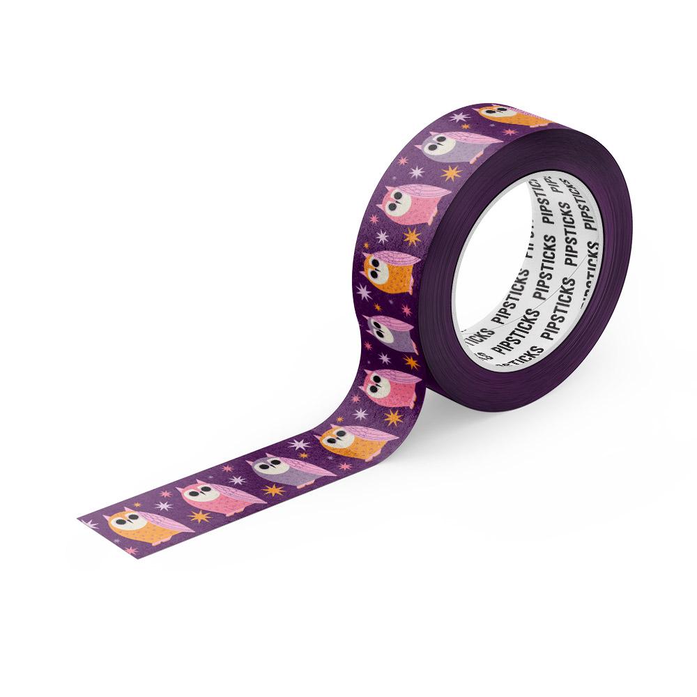 Hootiful Owls Washi